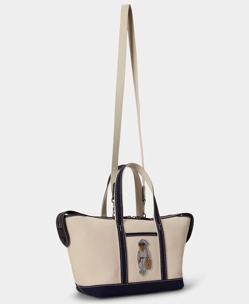 Polo Ralph Lauren Holiday Bear Canvas Mini Shopper Tote