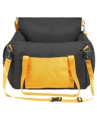 Aostirmotor Dog Booster Car Seat for Small Dogs, Elevated Pet Car Seat with Secure Design for up to 25 lbs