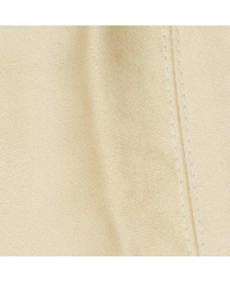 Pre-Owned Versace Men's Vintage Leather & Cotton Zip Up Jacket