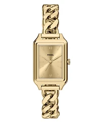 Fossil Women's Raquel Three-Hand Gold-Tone Stainless Steel Watch, 23mm