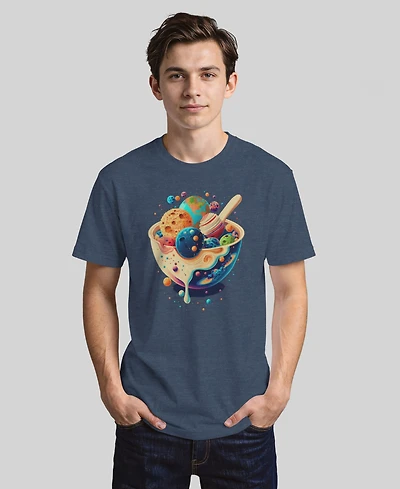 Design By Humans Men's Milky Way Cereal Short Sleeve T-Shirt