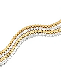Oak & Luna Classic Dot Bracelet in Gold Vermeil