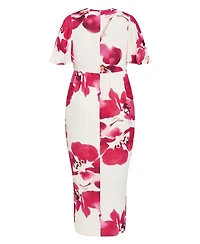 City Chic Women's Braelynn Print Maxi Dress