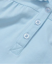 Lands' End Girls Frill Collar Tee