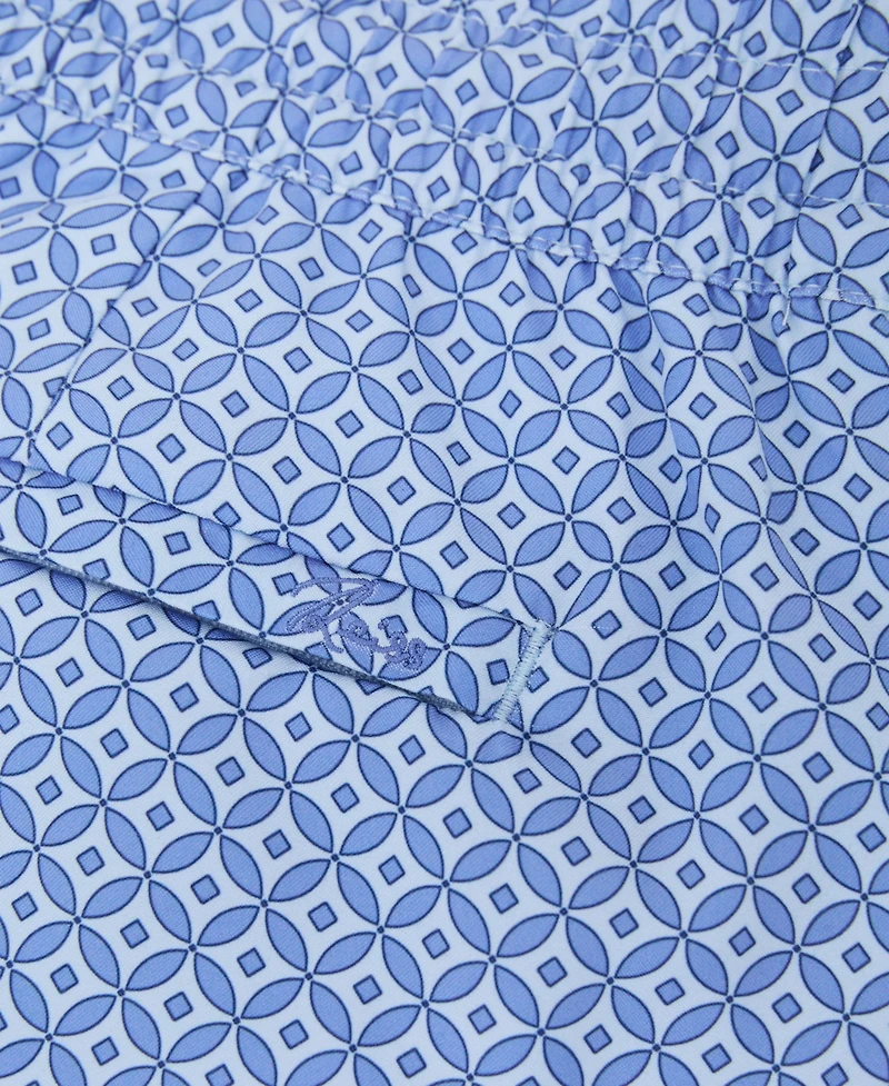 Reiss Men's Geometric-Print Swim Shorts