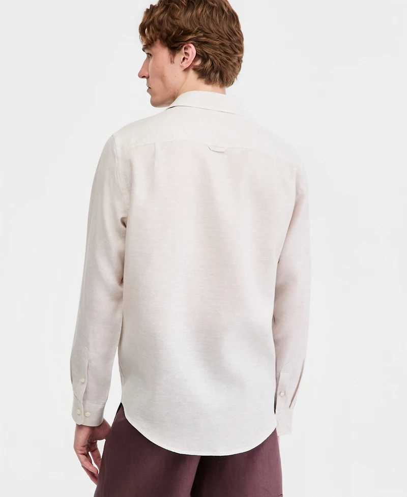 Club Room Men's 100% Linen Shirt