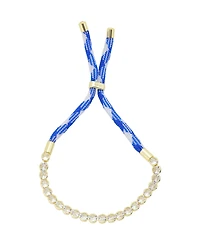 Unwritten Cubic Zirconia and Cord Tennis Bolo Bracelet