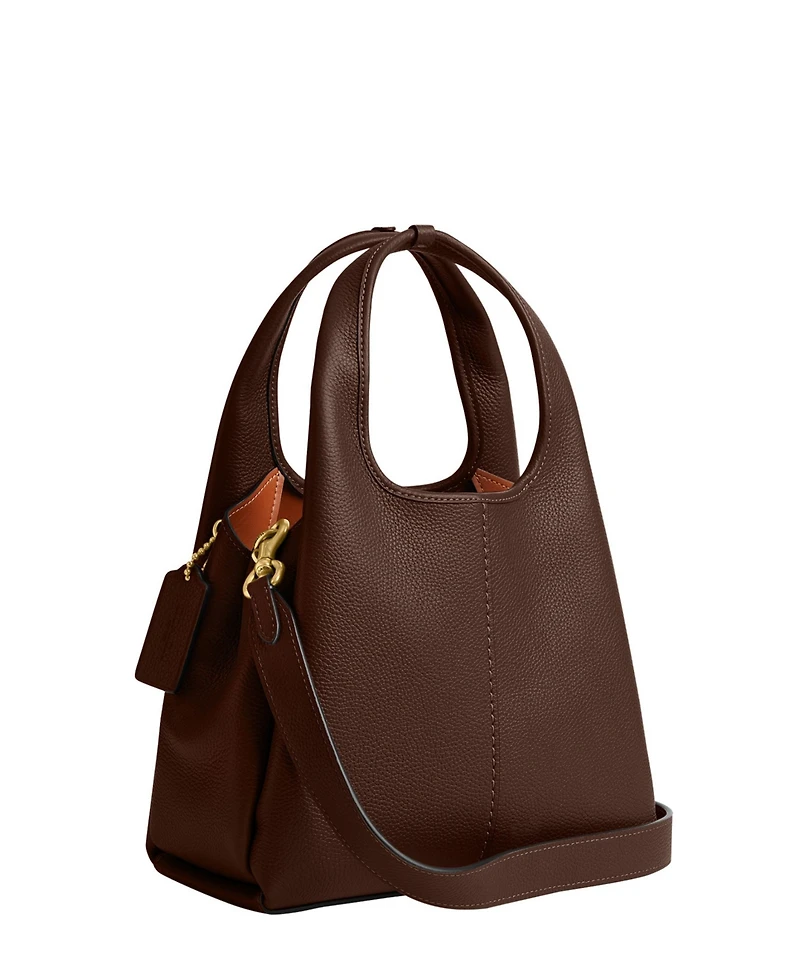 Coach Lana Small Polished Pebble Leather Shoulder Bag 23