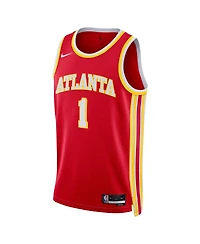 Nike Men's and Women's Jalen Johnson Red Atlanta Hawks Swingman Icon Edition Jersey
