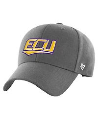 '47 Brand Big Boys and Girls Charcoal Ecu Pirates Basic Mvp Adjustable Hat