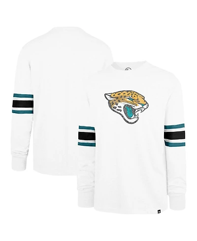 '47 Brand Men's White Jacksonville Jaguars Gridiron Premier Brex Long Sleeve T-Shirt
