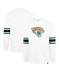 '47 Brand Men's White Jacksonville Jaguars Gridiron Premier Brex Long Sleeve T-Shirt