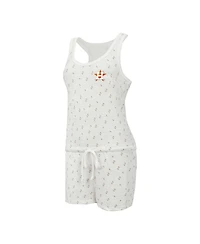 Concepts Sport Women's Cream Houston Astros Gardner Hacci Knit Romper