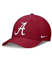 Nike Men's Crimson Alabama Crimson Tide Rise Swoosh Dri-fit Flex Hat