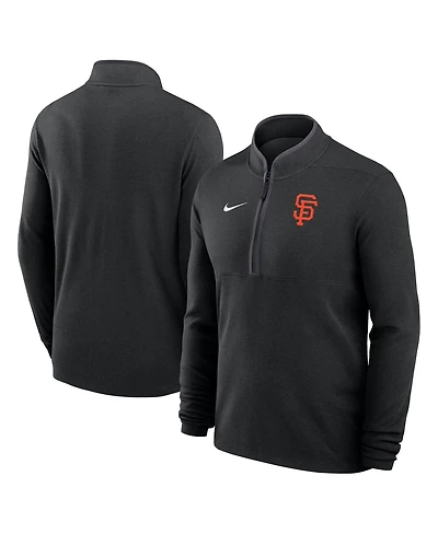 Nike Men's Black San Francisco Giants Dri-fit Victory Half-Zip