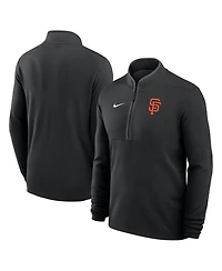 Nike Men's Black San Francisco Giants Dri-fit Victory Half-Zip
