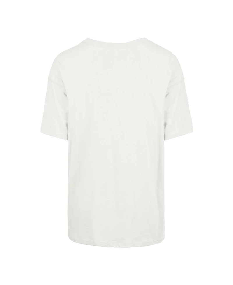 '47 Brand Women's White Los Angeles Lakers City Edition Down Court Sadie T-Shirt