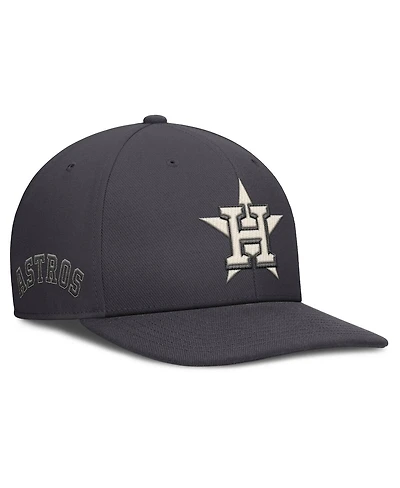 Nike Men's Anthracite Houston Astros Statement Pro Snapback Hat