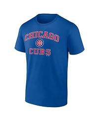 Logo Athletic Men's Royal Chicago Cubs Heart and Soul T-Shirt