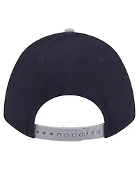 New Era Men's Navy/Gray New York Yankees Arch 9FORTY A-Frame M-Crown Adjustable Hat