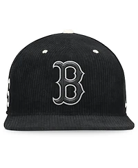 Nike Men's Black Boston Red Sox Pro Corduroy Structured Snapback Hat