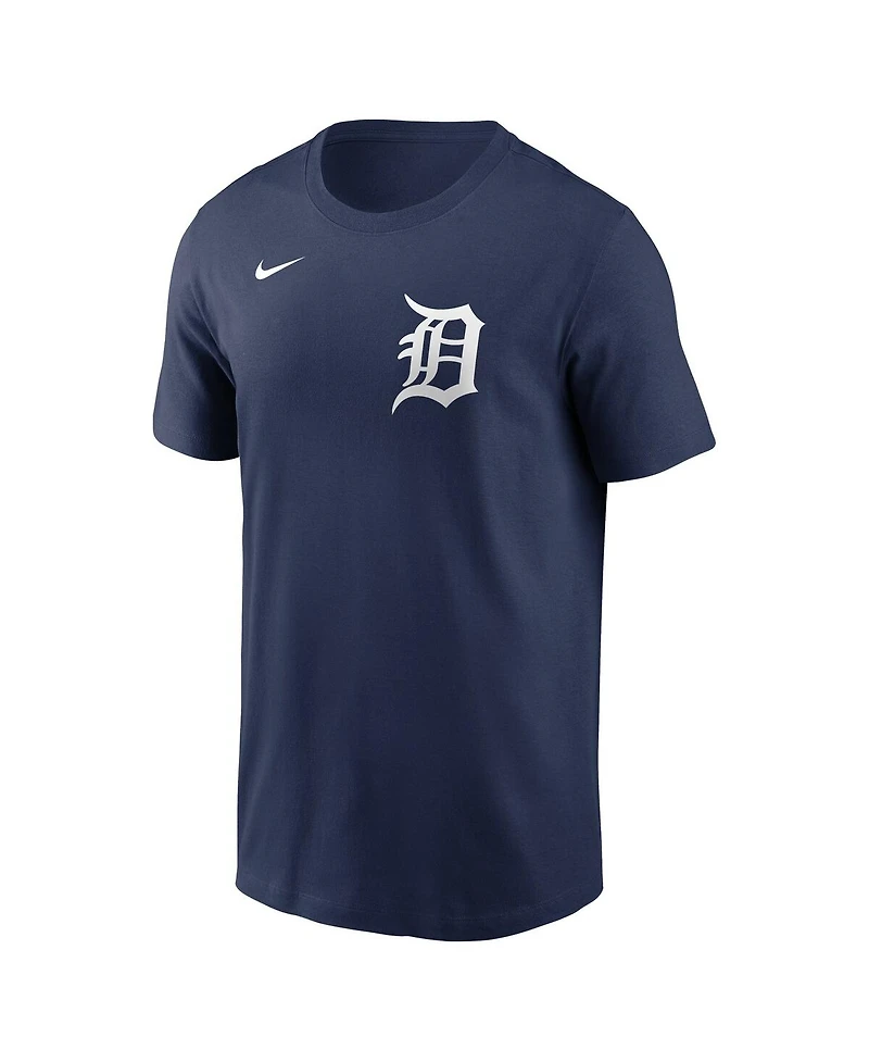 Nike Men's Tarik Skubal Navy Detroit Tigers Home Name Number T-Shirt