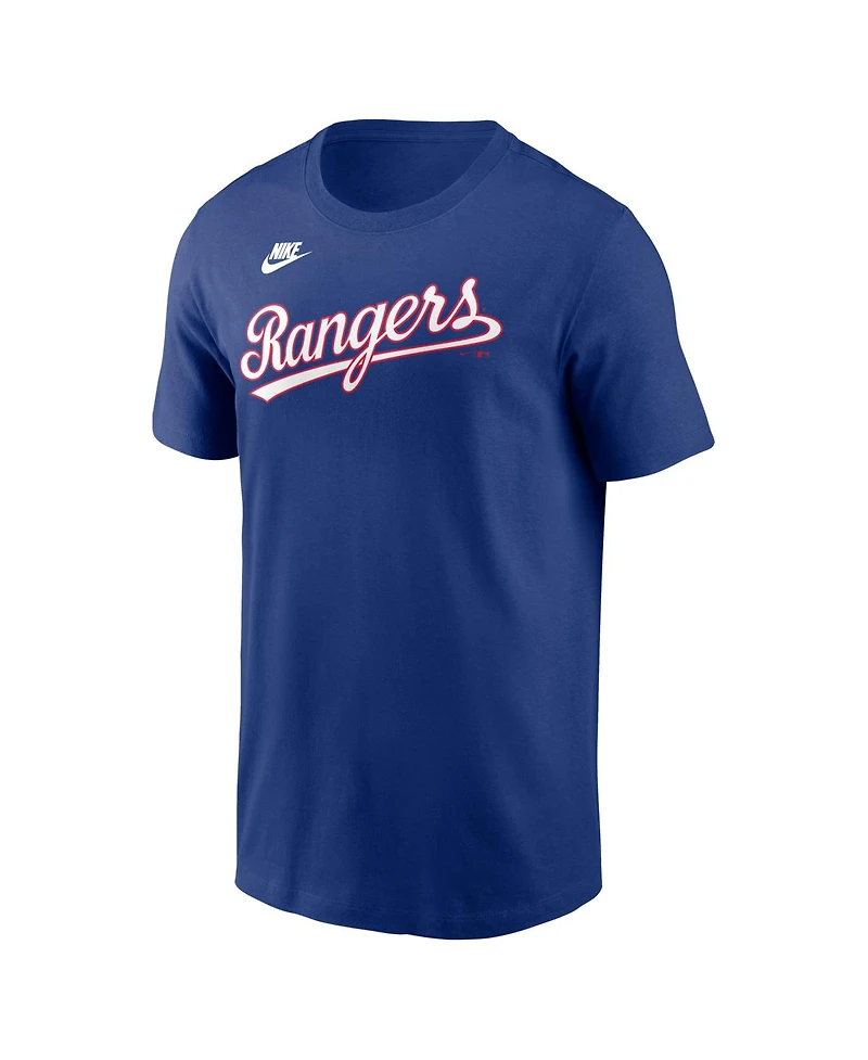 Nike Men's Nolan Ryan Royal Texas Rangers Cooperstown Collection Name Number T-Shirt