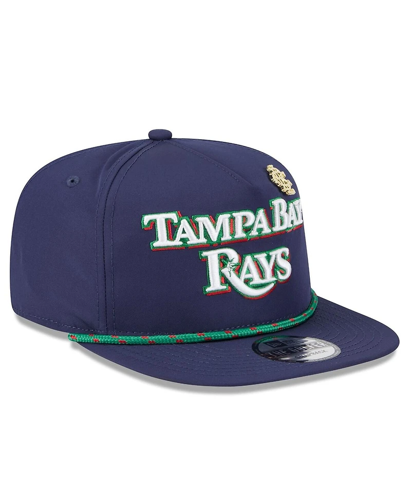 New Era Men's Navy Tampa Bay Rays 2025 Big League Chew Golfer Snapback Hat
