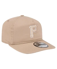 New Era Men's Light Beige Pittsburgh Pirates Cam 19TWENTY Adjustable Hat