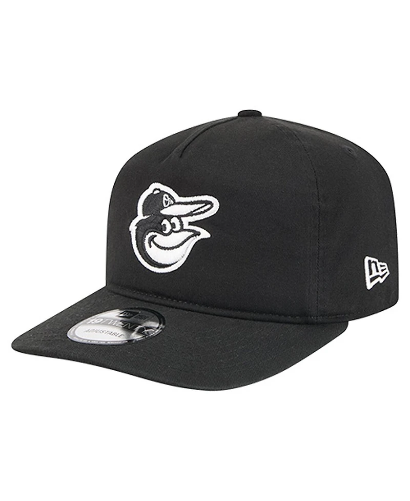 New Era Men's Black/White Baltimore Orioles 19TWENTY Adjustable Hat