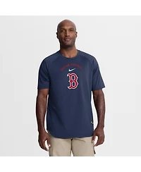 Nike Men's Navy Boston Red Sox Authentic Collection Batting Practice Pre-Game Raglan Dri-fit T -Shirt