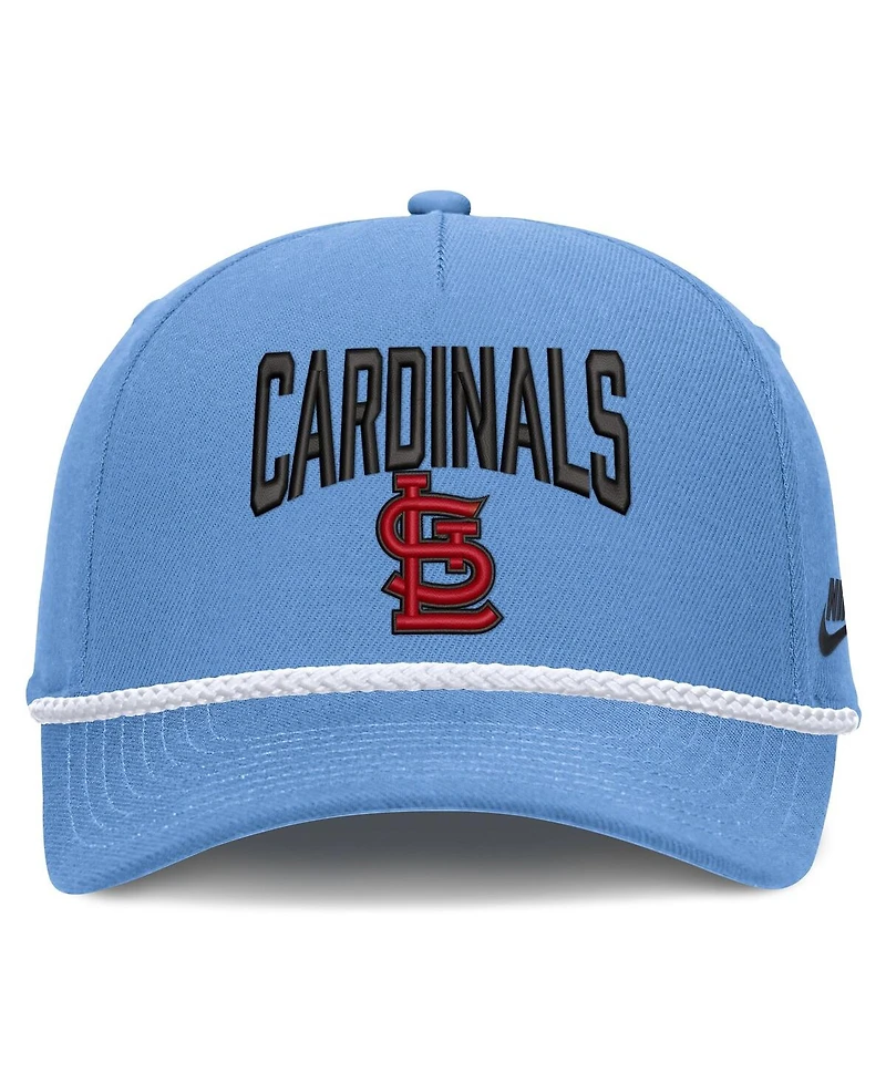 Nike Men's Light Blue St. Louis Cardinals Cooperstown Rise Adjustable Hat