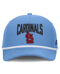 Nike Men's Light Blue St. Louis Cardinals Cooperstown Rise Adjustable Hat