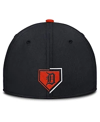 Nike Men's Navy Detroit Tigers Primetime Rise Dri-fit Flex Hat