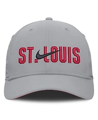 Nike Men's Gray St. Louis Cardinals Primetime Dri-fit Rise Bozz Flex Hat