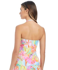 Bleu by Rod Beattie Women's Bellissimo Draped Swim Tankini Top