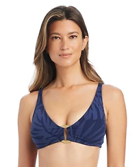 Bleu by Rod Beattie Women's Over-The-Shoulder Swim Bikini Top