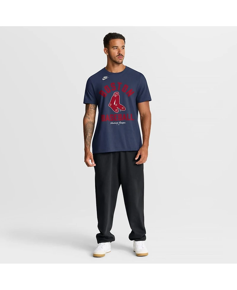 Nike Men's Navy Boston Red Sox Cooperstown Collection T-Shirt