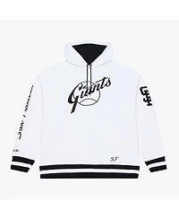 Mitchell & Ness Men's White San Francisco Giants Cooperstown Collection Fleece Hoodie