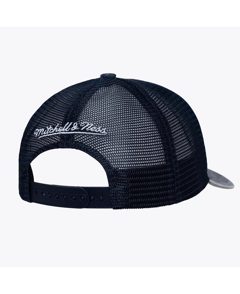 Mitchell & Ness Men's and Women's Navy New York Yankees Gameday Adjustable Trucker Hat