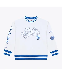 Mitchell & Ness Men's White New York Mets Arctic Fleece Sweatshirt