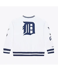 Mitchell & Ness Men's White Detroit Tigers Arctic Fleece Sweatshirt