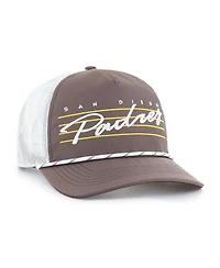 '47 Brand Men's Brown San Diego Padres Brrr Downburst Mesh Hitch Adjustable Hat
