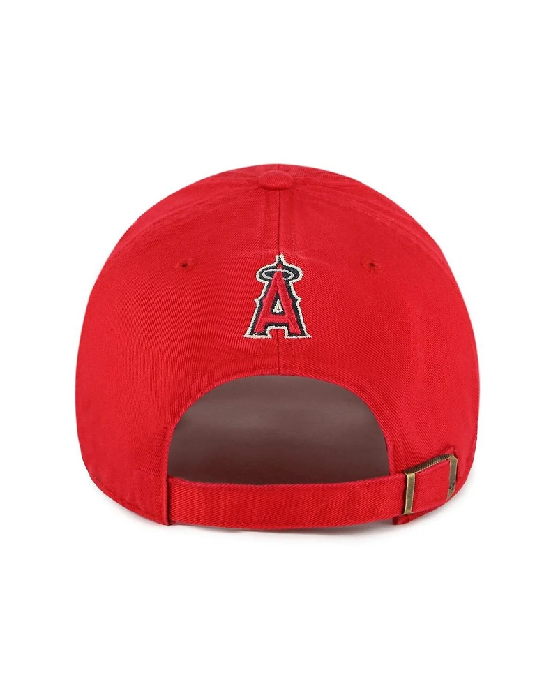 '47 Brand Women's Red Los Angeles Angels Zoey Clean Up Adjustable Hat