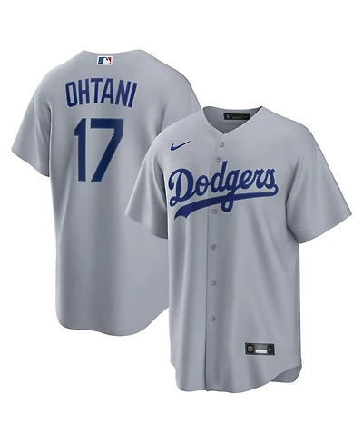 Nike Men's Shohei Ohtani Gray Los Angeles Dodgers Road Replica Jersey