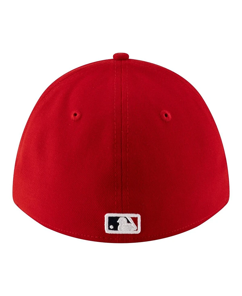 New Era Men's Red St. Louis Cardinals Player Replica 39THIRTY M-Crown Flex Hat