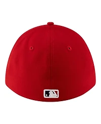New Era Men's Red St. Louis Cardinals Player Replica 39THIRTY M-Crown Flex Hat
