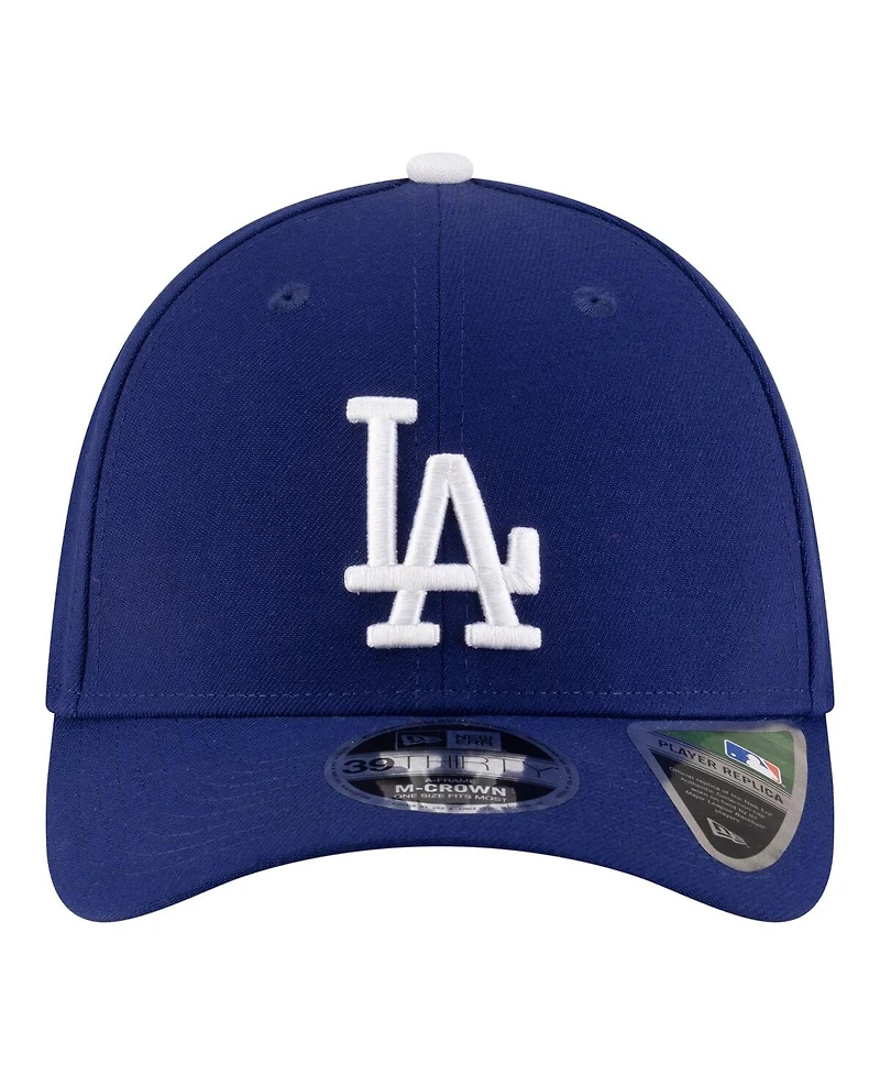 New Era Men's Royal Los Angeles Dodgers Player Replica 39THIRTY M-Crown Flex Hat