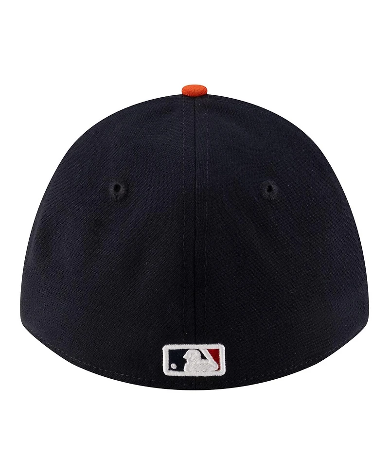 New Era Men's Navy Detroit Tigers Player Replica 39THIRTY M-Crown Flex Hat