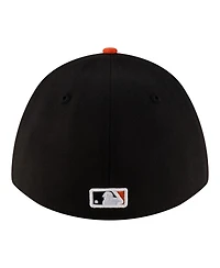 New Era Men's White/Orange Baltimore Orioles Player Replica 39THIRTY M-Crown Flex Hat